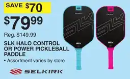 Dunham's Sports SELKIRK SLK HALO CONTROL OR POWER PICKLEBALL PADDLE offer
