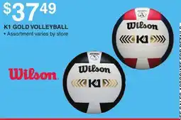 Dunham's Sports WILSON K1 GOLD VOLLEYBALL offer