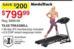 Dunham's Sports NORDICTRACK T6.5S TREADMILL offer