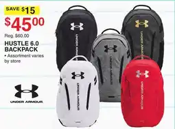 Dunham's Sports UNDER ARMOUR HUSTLE 6.0 BACKPACK offer