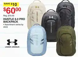 Dunham's Sports UNDER ARMOUR HUSTLE 6.0 PRO BACKPACK offer