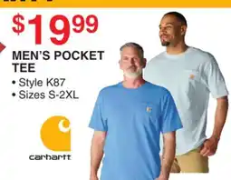 Dunham's Sports CARHARTT MEN'S POCKET TEE offer