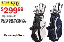 Dunham's Sports POWERBILT MEN'S OR WOMEN'S EX850 PACKAGE SET offer
