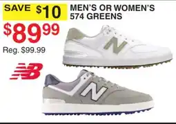 Dunham's Sports NEW BALANCE MEN'S OR WOMEN'S 574 GREENS offer