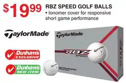 Dunham's Sports TAYLORMADE RBZ SPEED GOLF BALLS offer