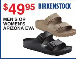 Dunham's Sports BIRKENSTOCK MEN'S OR WOMEN'S ARIZONA EVA offer
