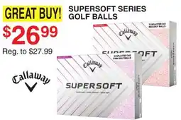 Dunham's Sports CALLAWAY SUPERSOFT SERIES GOLF BALLS offer