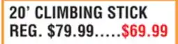 Dunham's Sports BIG GAME 20' CLIMBING STICK offer