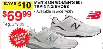 Dunham's Sports NEW BALANCE MEN'S OR WOMEN'S 608 TRAINING SHOES offer