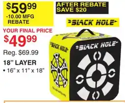 Dunham's Sports BLACK HOLE 18 LAYER offer