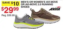 Dunham's Sports AVIA MEN'S OR WOMEN'S AVI-MOVE OR AVI-MOVE 2.0 RUNNING SHOES offer