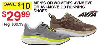 Dunham's Sports AVIA MEN'S OR WOMEN'S AVI-MOVE OR AVI-MOVE 2.0 RUNNING SHOES offer