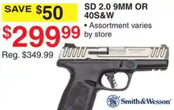 Dunham's Sports SMITH & WESSON SD 2.0 9MM OR 40S&W offer