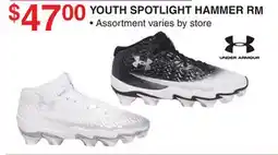 Dunham's Sports UNDER ARMOUR YOUTH SPOTLIGHT HAMMER RM offer
