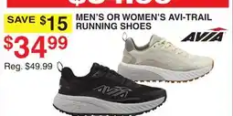 Dunham's Sports AVIA MEN'S OR WOMEN'S AVI-TRAIL RUNNING SHOES offer