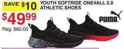 Dunham's Sports YOUTH SOFTRIDE ONE4ALL 2.0 ATHLETIC SHOES offer