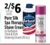 Pioneer Supermarkets Pure Spa Therapy Shave Cream Silk offer