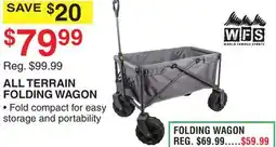 Dunham's Sports ALL TERRAIN FOLDING WAGON offer