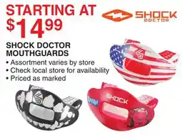 Dunham's Sports SHOCK DOCTOR MOUTHGUARDS offer