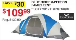 Dunham's Sports EAGLES CAMP BLUE RIDGE 8-PERSON FAMILY TENT offer