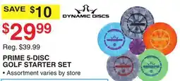 Dunham's Sports PRIME 5-DISC GOLF STARTER SET offer