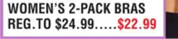 Dunham's Sports JOCKEY WOMEN'S 2-PACK BRAS offer