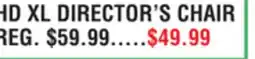 Dunham's Sports HD XL DIRECTOR'S CHAIR offer