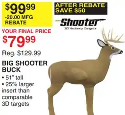 Dunham's Sports BIG SHOOTER BUCK offer