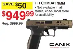 Dunham's Sports CANIK TTI COMBAT 9MM offer