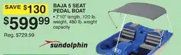Dunham's Sports SUNDOLPHIN BAJA 5 SEAT PEDAL BOAT offer