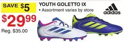 Dunham's Sports ADIDAS YOUTH GOLETTO IX offer
