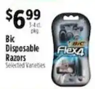 Pioneer Supermarkets Bic Disposable Razors offer