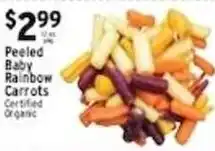 Met Foodmarkets Peeled Baby Rainbow Carrots offer