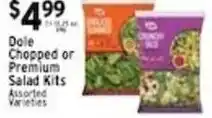Met Foodmarkets Dole Chopped or Premium Salad Kits offer