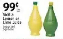 Met Foodmarkets Sicilia Lemon or Lime Juice offer