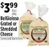 Pioneer Supermarkets BelGioioso Grated or Shredded Cheese offer