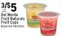 Met Foodmarkets Del Monte Fruit Naturals Fruit Cups offer