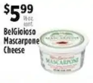 Pioneer Supermarkets BelGioioso Mascarpone Cheese offer