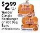 Met Foodmarkets Wonder Classic Hamburger or Hot Dog Buns offer