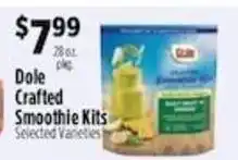 Pioneer Supermarkets Dole Crafted Smoothie Kits offer