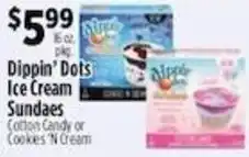 Pioneer Supermarkets Dippin' Dots Ice Cream Sundaes offer