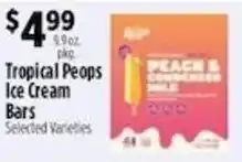 Pioneer Supermarkets Tropical Peops Ice Cream Bars offer
