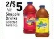 Met Foodmarkets Snapple Drinks offer