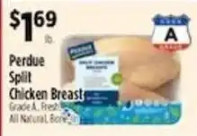Pioneer Supermarkets Perdue Split Chicken Breast offer