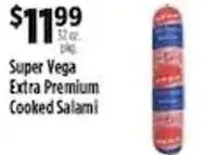 Pioneer Supermarkets Super Vega Extra Premium Cooked Salami offer