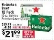 Met Foodmarkets Heineken Beer offer
