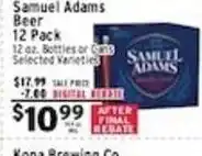 Met Foodmarkets Samuel Adams Beer offer