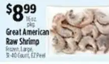 Pioneer Supermarkets Great American Raw Shrimp offer