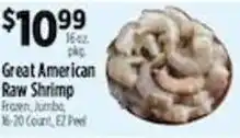 Pioneer Supermarkets Great American Raw Shrimp offer
