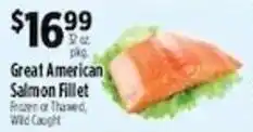 Pioneer Supermarkets Great American Salmon Fillet offer